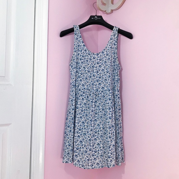 h&m floral mini dress